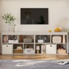 Pinmoco 5-Cube Kid's Bookshelf LED Toy Storage Organizer, Light Gray - 2 of 4