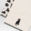 2pk Halloween Black Cats Hand Towel Set White - Hyde and EEK! Boutique™ - 3 of 4