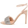 Journee Collection Womens Arlette Tru Comfort Foam Open Toe High Stiletto Pumps Nude 12 - 2 of 4