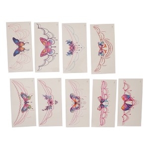 Unique Bargains Adult Realistic Succubus Fake Tattoos Assorted Color 1 Set - 1 of 4