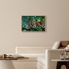 Art Remedy Jaguar Nap Tropical Jungle Animals Wall Art Framed - 2 of 4