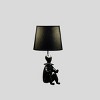 21.25" Modern Polyresin Table Lamp with Built-In Phone Holder, Accent Lamp for Living Room or Bedroom – The Pop Home - 2 of 4