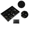 Unique Bargains 12 Grid Jewelry Tray Stackable Tray Showcase for Rings Earrings Necklace Bracelet Pendants 1 Pc - 3 of 4