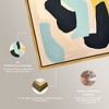 Art Remedy Melt my Bling Contemporary Shapes Abstract Wall Art Framed - 4 of 4
