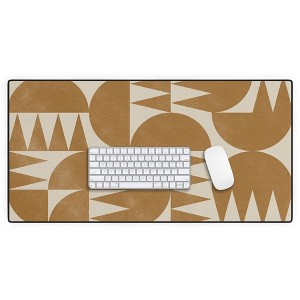Alisa Galitsyna Woodblock Pattern Desk Mat - Deny Designs - 1 of 4