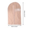 Unique Bargains Dustproof Transparent Window Garment Bag 3 Pcs - 4 of 4