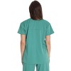 Just Love Solid Stretch Scrub Top for Women Mock Wrap Nursing Shirt. - 3 of 3