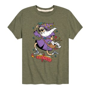 Boys' - Instant Message - Wizard Skater Short Sleeve Graphic T-Shirt - 1 of 4