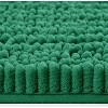 Home Mart Goods Large 2 Piece Set Hunter Green Soft Cozy Plush Chenille Bath Mat Bathroom Rug - 4 of 4