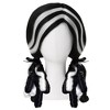 California Costumes Black and White Doll Curls Costume Wig - 2 of 4