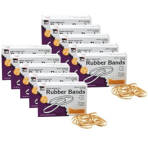 Charles Leonard Rubber Bands, 3" x 1/8", 1/4 lb Box, 10 Boxes - 1 of 2