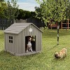 Gulches Multi-Pet Outdoor Kennel PP Water/Mildew-Proof UV-Protected Material, 4 Grass Nails, 2 Top Vents, 5 Bottom - 3 of 4