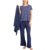 MUK LUKS Womens The Anything 3 Piece Pajama Set - 4 of 4