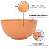 Itopfox 8-Piece Wheat Straw Cereal Bowls Set, Unbreakable & Lightweight, Microwave & Dishwasher Safe, Ideal for Soup, Salad, Oatmeal, and More - 3 of 4