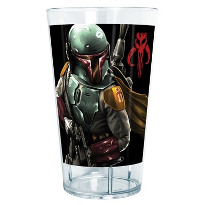 Star Wars Boba Fett Helmet Floral Tritan Shot Glass : Target