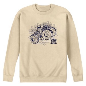 Men's - Hot Wheels - Bone Shaker Monster Truck Graphic Fleece Sweatshirt - 1 of 3