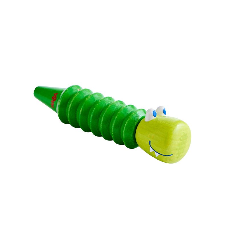 HABA Crocodile Slide Whistle - Wooden Musical Instrument for Ages 2+, 2 of 6
