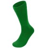 Solid Color Crew Cotton Dress Socks  from the Sock Panda (Men's Sizes, Adult Large) - 3 of 3