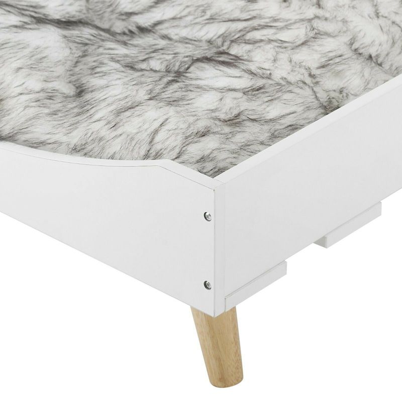 Sam's Pets Chauncy 9" White Cat Bed, 2 of 6