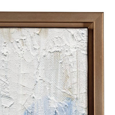 Queen Elizabeth II Blue and Gold Abstract Canvas Art Set