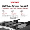 Yakima SightLine Set of 4 Towers Roof Rack Tower For Vehicles with Flush-Mounted Side Rails Works w/JetStream, HD Bar, CoreBar, and RoundBar Crossbars - 3 of 4