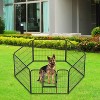 FDW Dog Playpen Pet Dog Fence 2-32 Panels  24/32/40"H Metal Dog Pen Outdoor Exercise Pen with Doors for Large/Medium /Small Dogs for RV,Camping,Yard - 2 of 4