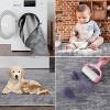 Washable Area Rug, Non-Slip Modern Carpet, Soft No-Shedding, Stain-Resistant, Foldable Abstract Rug for Living Room - 3 of 4