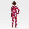 Girls' Christmas Lilo & Stitch 2pc Pajama Set - Red - 2 of 4