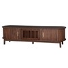 NicBex Modern TV Stand with Rattan-Front Drawer for 75" TVs, Media Console TV Cabinet for Living Room, Bedroom, Dark Brown - 3 of 4