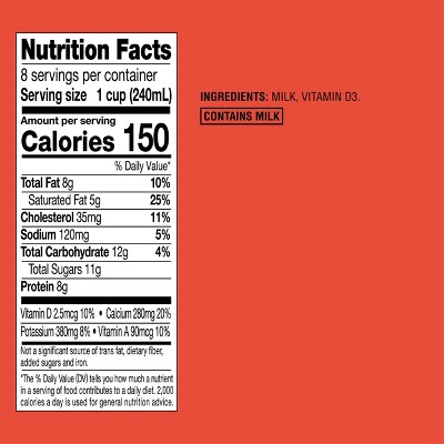 Vitamin D Whole Milk - 0.5gal - Good & Gather™