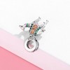 Camel Charm European Bead Multi Color Cz Sterling Silver Ginger Lyne Collection - 2 of 4