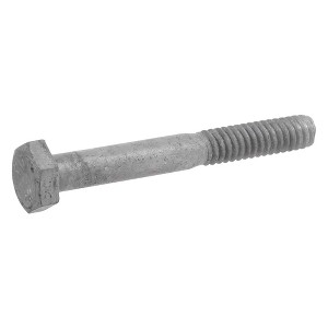 Hillman Fasteners Galvanized .5 x 8 Inches Hex Bolts, Ideal for Fastening Wood to Wood, Metal to Metal, or Wood to Metal Applications, (25 Pack) - 1 of 4