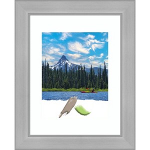 Amanti Art Vista Brushed Nickel Narrow Picture Frame - 1 of 4
