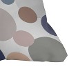 16"x16" Sheila Wenzel Ganny Square Throw Pillow Brown/Blue - Deny Designs - 3 of 4