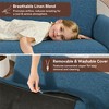 Dyonery Loveseat Sofa, Memory Foam Cushion with Tool-Free Setup, Mid-Century Modern Design for Small Spaces - 4 of 4