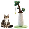 Vertical Money Tree Cat Scratching Pole, Sisal Wear-Resistant Cat Scratching Column, Interactive Ball Track Spring Ball Cat Toy, Durable - 3 of 4