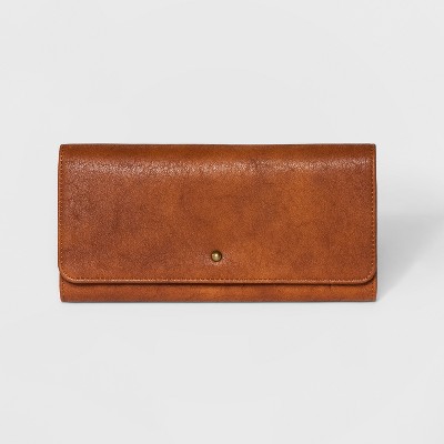 Kompanero Cognac Genuine Leather Ladies Wallet