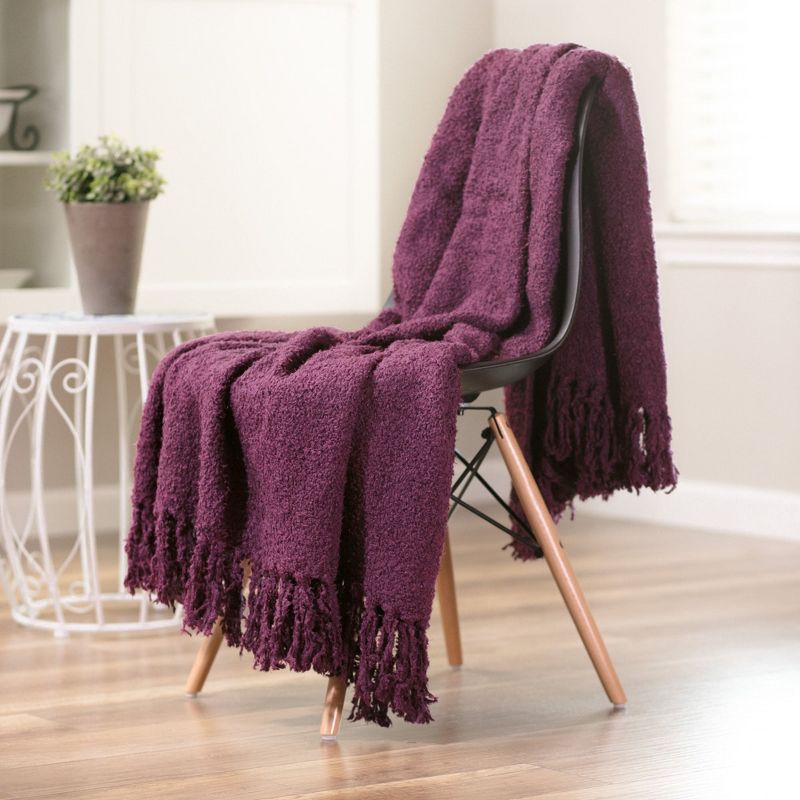 Chanasya Fuzzy Textured Throw Blanket Blanket, 4 of 9