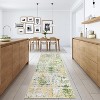 Washable Runner Rug, Non Slip Modern Abstract Carpet, Foldable Low Pile Hallway Mat for Entryway or Kitchen - 3 of 4