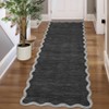 COZONY Washable Area Rug, Scalloped Edge Design, Non-Slip Low Pile Stain Resistant Carpet for Living Room, Bedroom - 4 of 4