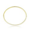 14K Gold-Plated Bangle Bracelet adorned with Cubic Zirconia, offering a sleek and sophisticated design with a touch of sparkling elegance. - 3 of 3