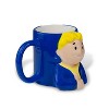 Just Funky Fallout Collectibles Smiling Vault Boy Thumbs Up 3D Coffee Mug | 20 Ounces - 2 of 4