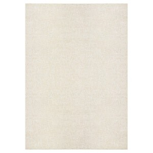 Washable Modern Textured Solid Rug Non Slip Low Pile Rug Soft Contemporary Throw Floor Cover Foldable Indoor Carpet for Living Room Bedroom - 1 of 4