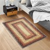 Machine Washable Runner Rug - Print Braided Non-Slip Indoor/Outdoor Carpet, Low Pile Non-Shedding Area Rug for Kitchen, Entrance Hallway - 2 of 4