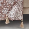 Lush Décor Zara Floral Block Reversible Cotton Throw Blanket Terracotta Single 50x60 - 2 of 4