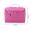 Unique Bargains Travel Toiletry Wash Makeup Cosmetic Organizer Water Resistant Storage Bag Hanging - 2 of 4
