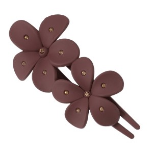 Unique Bargains Women's Classic Rhinestones Hair Clips 4.13"x2.09"x1.50" 1 Pc - 1 of 4