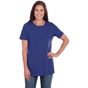 Woman Within Plus Size Perfect Short-Sleeve Crewneck Tee - 1 of 4
