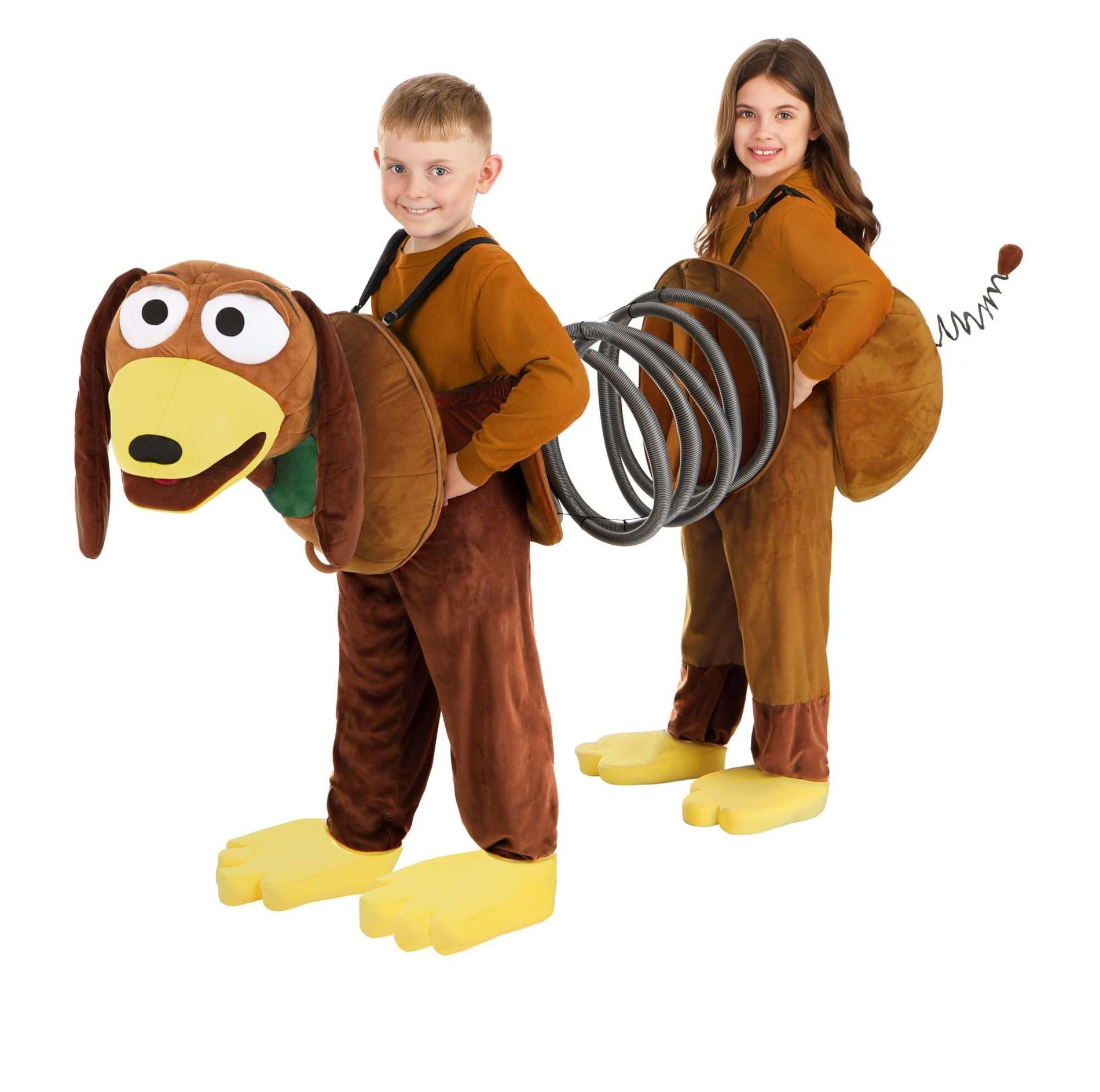 HalloweenCostumes.com Large   Toy Story Slinky Dog Kid's Costume, Yellow/Brown