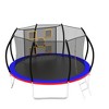 Jump Into Fun 12FT Outdoor Trampoline Equipped With 360-Degree Safety Net, Curved Poles, zipper door Recreational Trampoline for Kids and Adults - 3 of 4